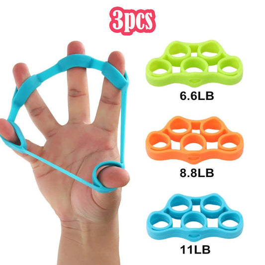 Finger Exerciser Hand Strengthener Wrist Forearm Grip Trainer Resistance Band